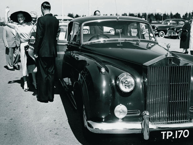 Summer 1957. A Rolls-Royce in Johannesburg, South Africa.