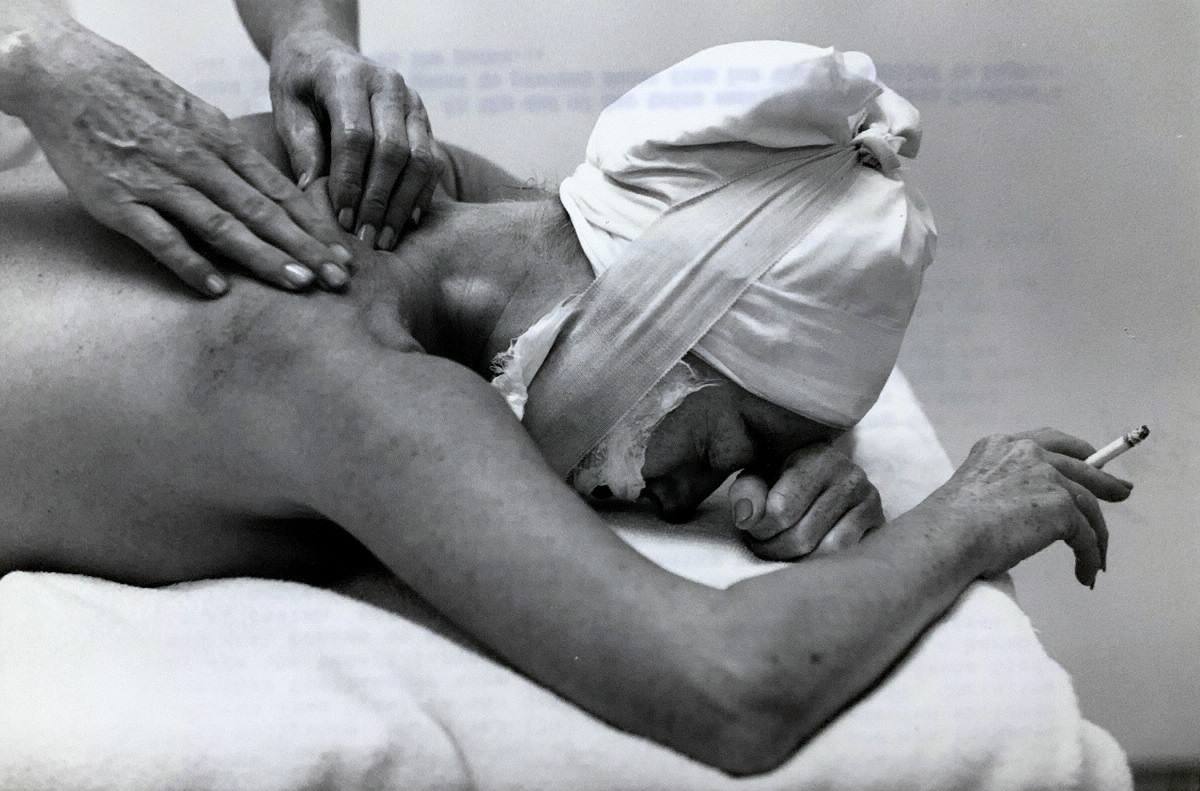 1959. Publicity for 'Life' magazine shot by Eve Arnold.