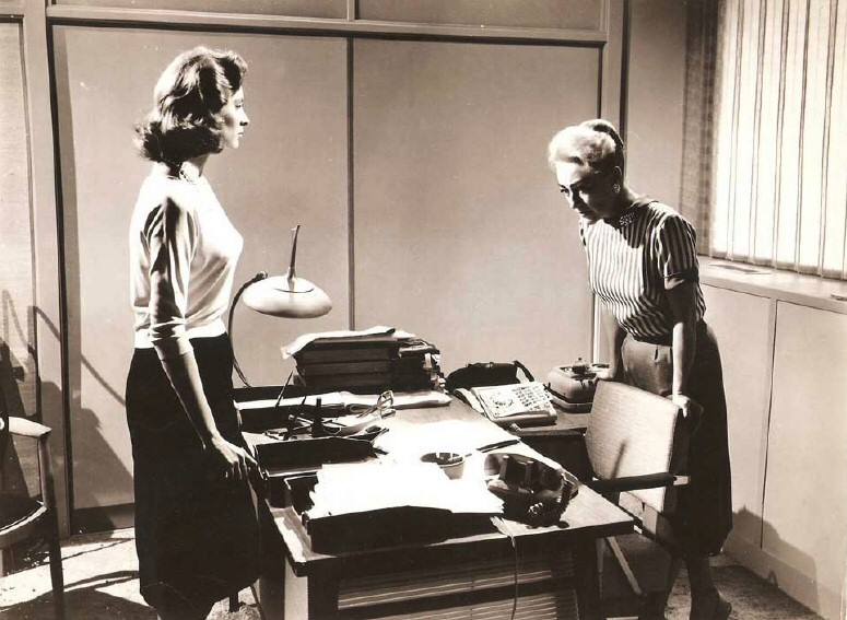 1959. 'The Best of Everything.' With Suzy Parker.