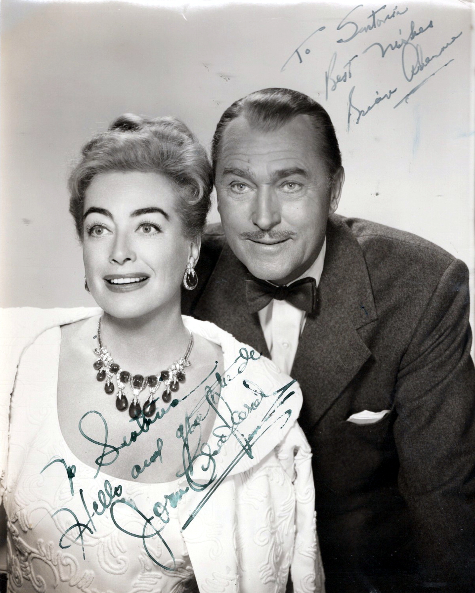 1959. Publicity for 'The Best of Everything' with Brian Aherne.