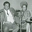 7/24/59. Arthur Godfrey's radio show. From left: Bill Dupree, Rufus Jarman, Richard Hays, Richard Nixon, Lowell Thomas, Rosemary Clooney, Jackie Gleason, Joan, Pat Buttram.