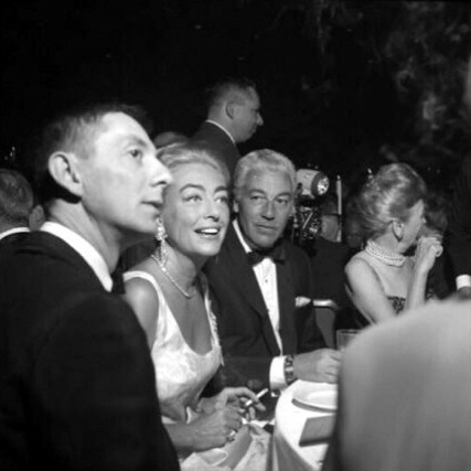 April 1962. With Aaron Spelling and Cesar Romero.