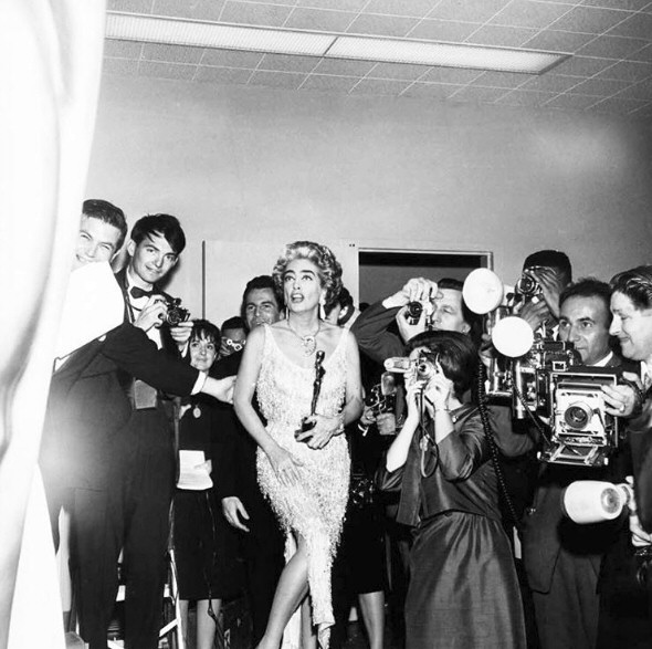 4/8/63. Backstage at the Academy Awards.