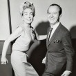 Circa 1962. With Earl Blackwell, practicing The Twist for an upcoming benefit (includes description).