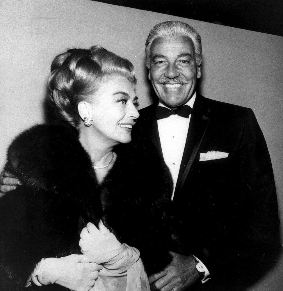 4/5/65. At the Oscars after-party with Cesar Romero.