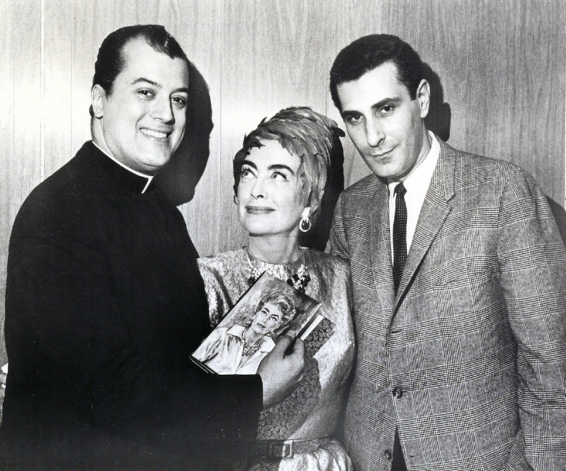 1962. Publicity for 'Portrait of Joan' with unknown companions. (Thanks to Steven for the photo.)