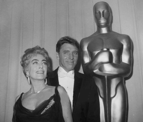 At the 4/9/62 Academy Awards with Burt Lancaster.