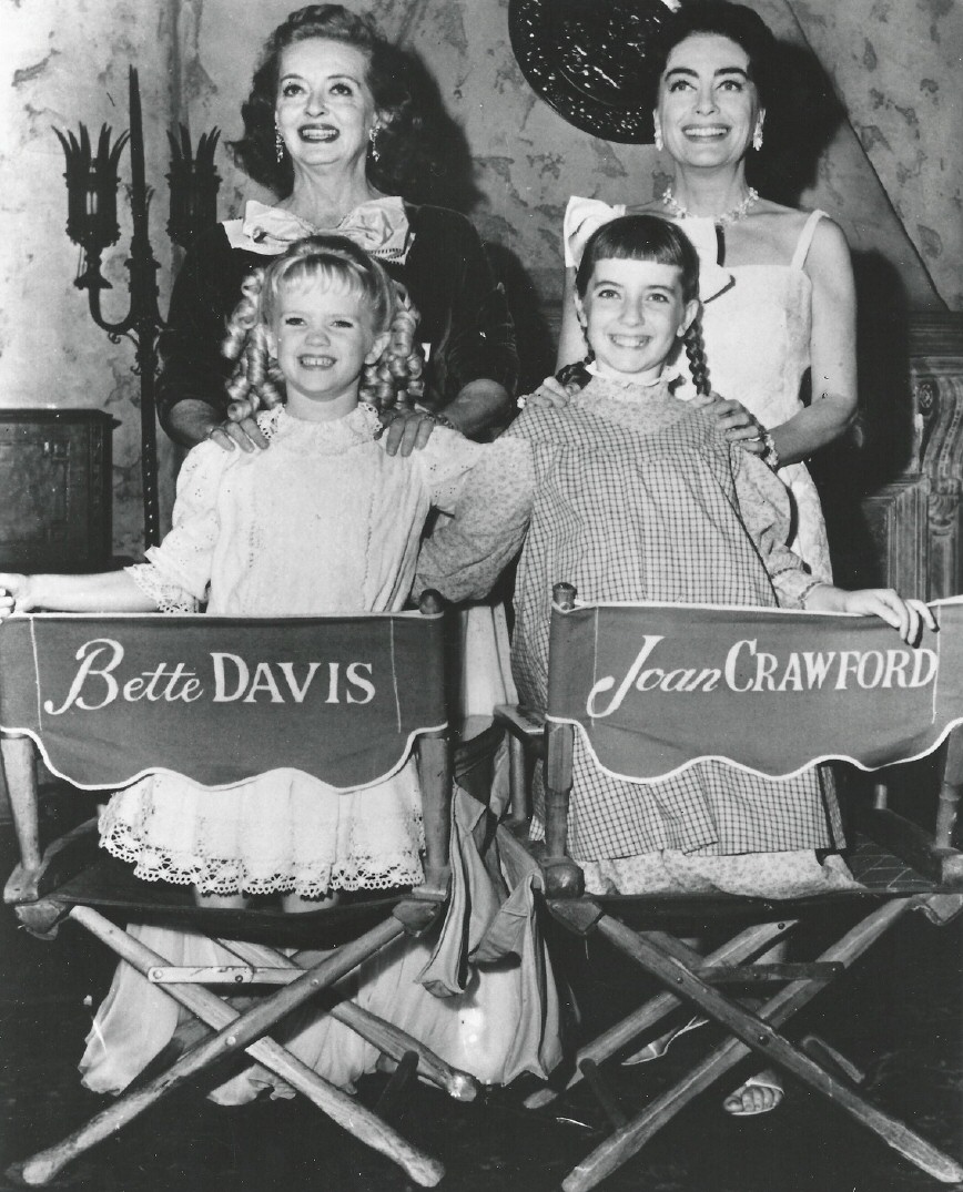 1962. On the set of 'What Ever Happened to Baby Jane.'