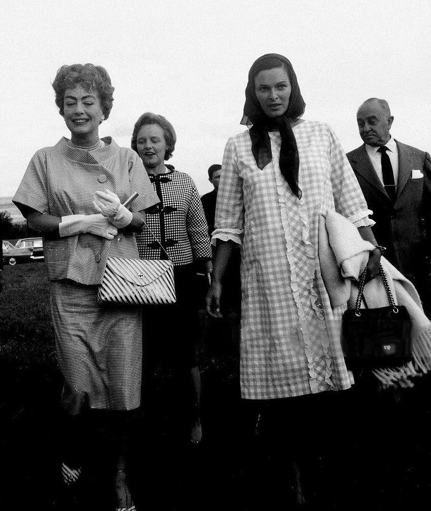 May 1962. In Alcobendas, Spain, with actress Lucia Bose.