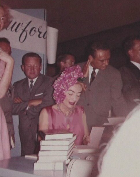 1962. At the May Co. Wilshire in Los Angeles promoting 'Portrait of Joan.'