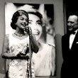 April 1963. Joan receives Silver Mug from NYC's Lambs Club.