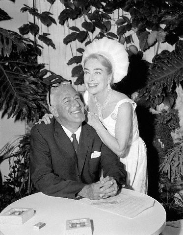 1964. With director William Castle.