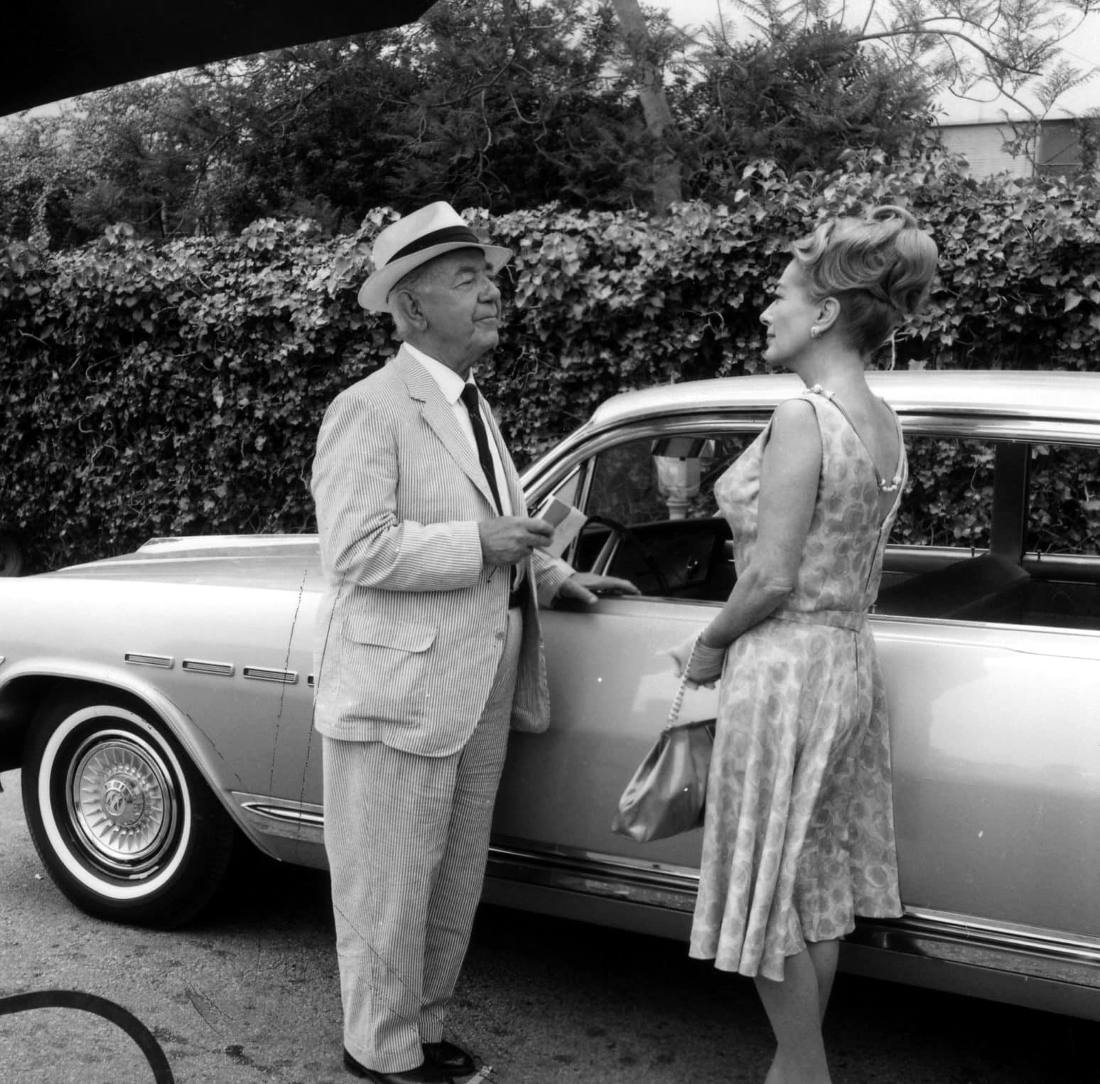 1964. A 'Hush' film still with Cecil Kellaway.