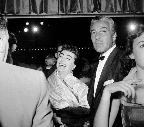 1954. The 'Star is Born' premiere, with Cesar Romero.