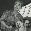 September 1964 with poodles.