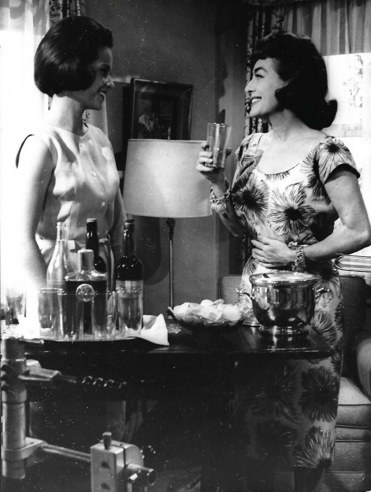 1964. 'Strait-Jacket.' With Diane Baker.