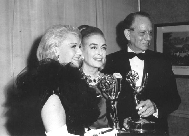 9/13/65. At the Emmys with Ginger Rogers and Melvyn Douglas.