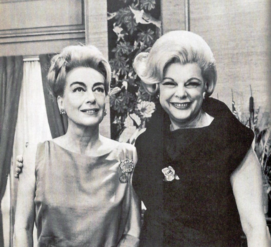 1965. With Virginia Graham on the set of 'Girl Talk.'