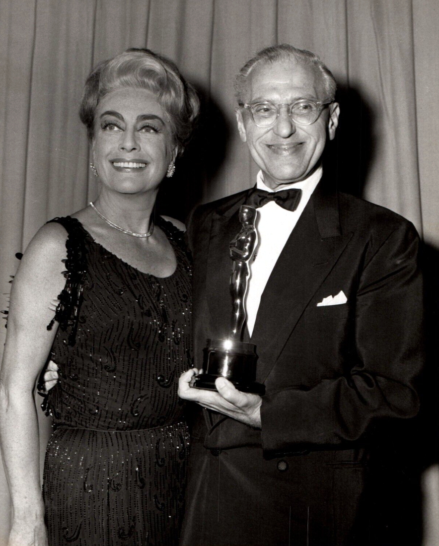 At the 4/5/65 Oscars with George Cukor.