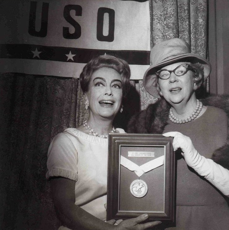 1965. The USO's 'Woman of the Year.'