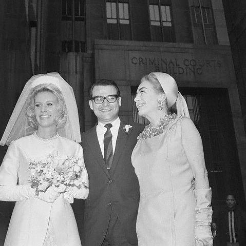 May 20, 1966. Christina weds director Harvey Medlinsky.