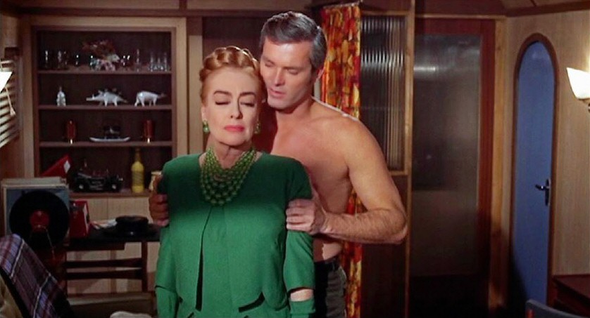 1968. A 'Berserk' screen shot with Ty Hardin.