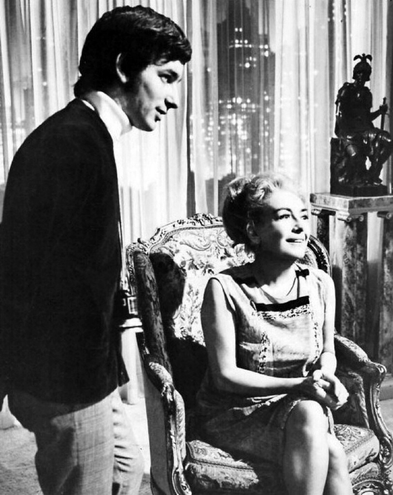 1969. On the set of 'Night Gallery' with director Steven Spielberg.