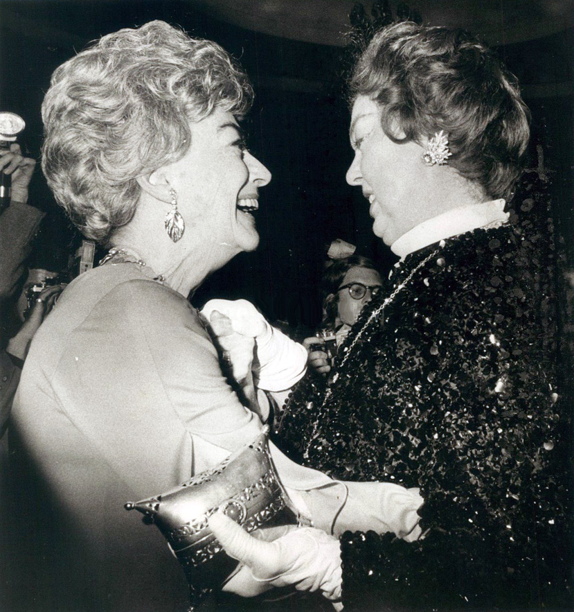 9/23/74. With Rosalind Russell.