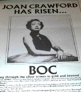 U.S. trade ad promoting BOC's 'Joan Crawford.' Click to enlarge.