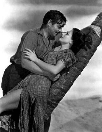 1940. 'Strange Cargo.' With Clark Gable.