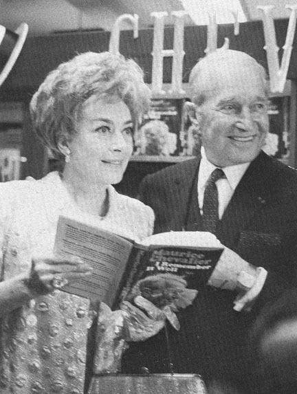 October 6, 1970, with Maurice Chevalier to promote his new book, 'I Remember It Well.'