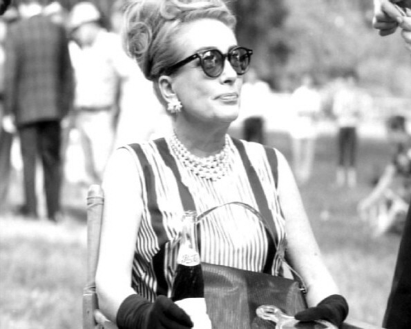1964. On the set of 'Hush.' Photo thanks to Steve Pickens.