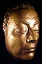 Life mask, sculpted circa '64.