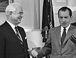 Donald Kendall, left, with President Nixon.