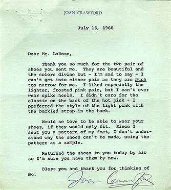 July 13, 1968, to Joseph LaRose.