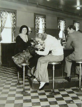 1931. With Ma and Scottie dog.