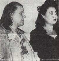From the LA Times, Jan. 17, 1945. Rebecca Kullberg is at left, being escorted by a US deputy marshal.
