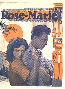 'Rose-Marie' pressbook cover.