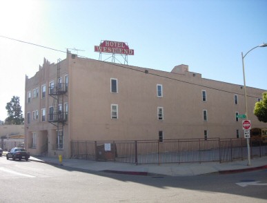 West End Hotel 2010. Photo courtesy of dearoldhollywood.blogspot.com.