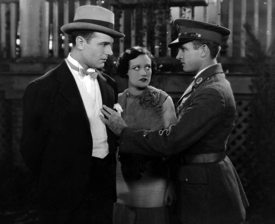 1928. 'West Point.' With William Haines, left.