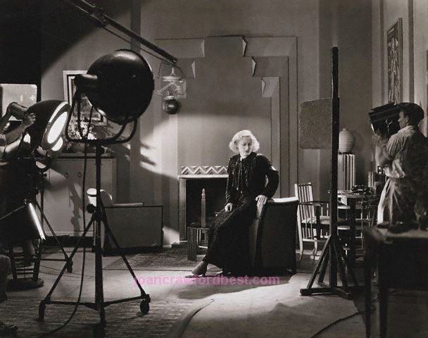 1931. On the set of 'This Modern Age.'