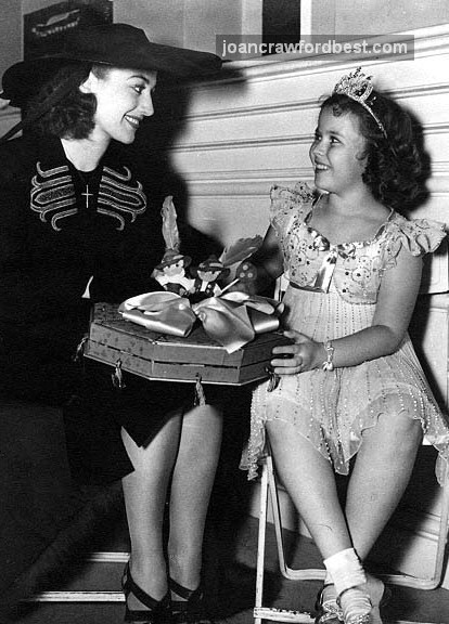 With Shirley Temple.