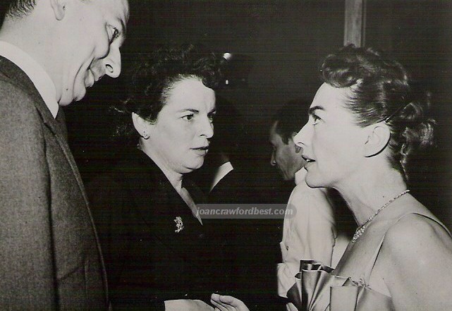 10/23/53. With Mercedes McCambridge at the 'Torch Song' premiere party.