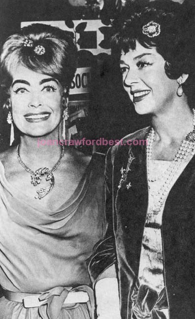 July 1962. With Rosalind Russell at the Beverly Hilton for an International Press awards show.