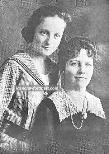 Joan and mom, 1916 to 1918.