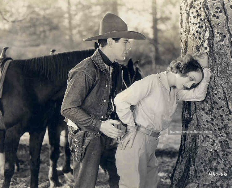 With Johnny Mack Brown.