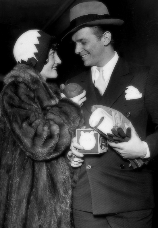 1929. With Doug Fairbanks, Jr.