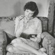 1929. Joan at home.