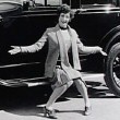 1929. On the set of 'Our Modern Maidens' with her new Model A Ford.