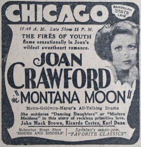 Chicago newspaper ad.